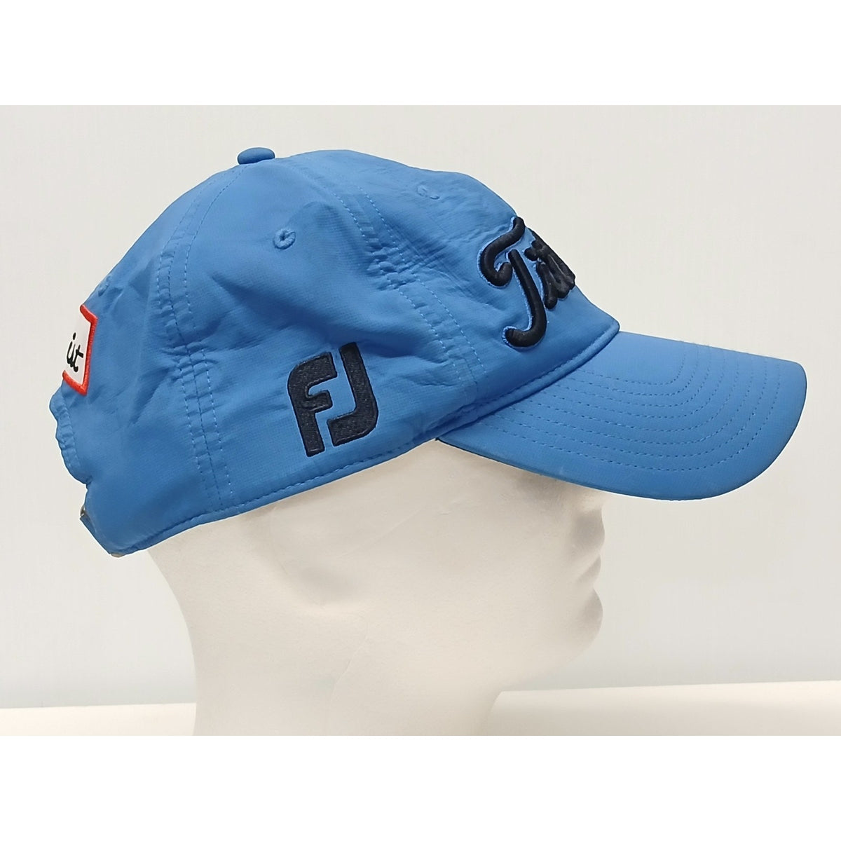 Titleist (OSFM) Blue Poly Blend Dri Fit Strap Adjust Golf Cap