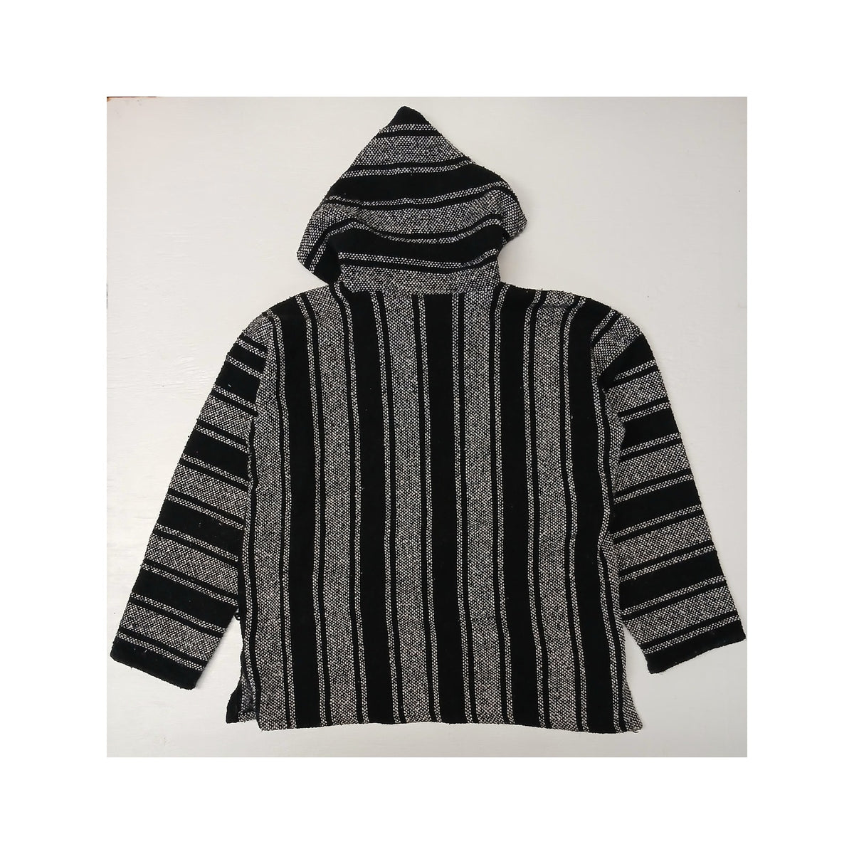 Lands End (XL) Multicolor Mexican Baja Pullover Hoodie