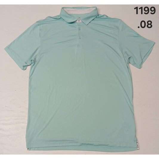 HEAD Golf (2XL) Light Turquoise Short Sleeve Polo Shirt