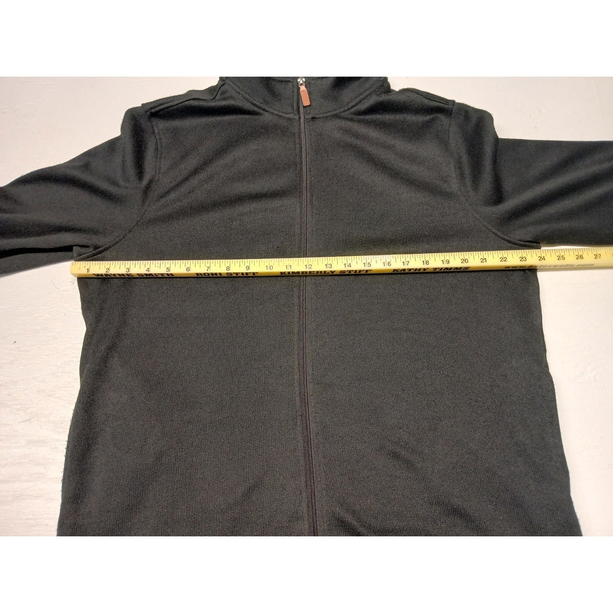 Telluride Clothing Company Men's Large Black Zip Pullover Great Condition Nice
