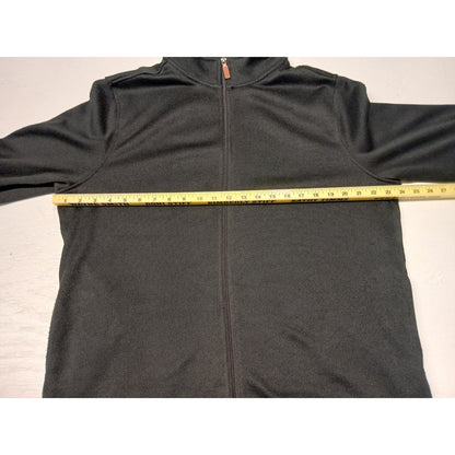 Telluride Clothing Company Men's Large Black Zip Pullover Great Condition Nice