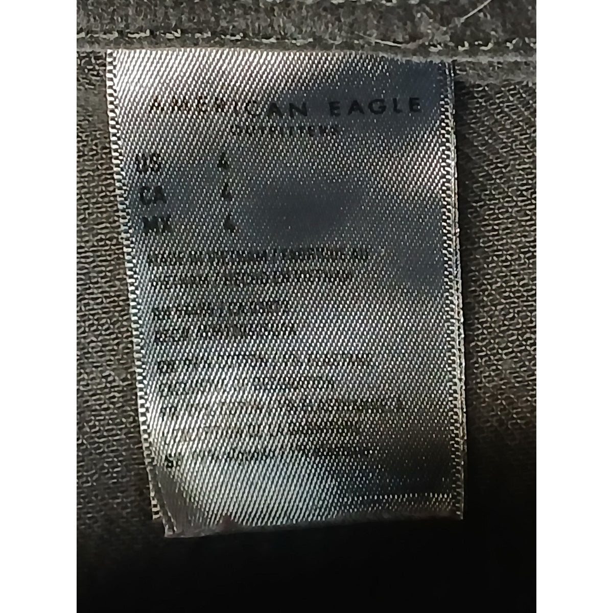 American Eagle (4) Next Level Stretch Black Denim Shorts