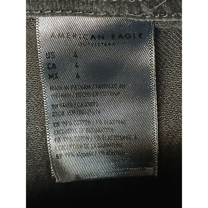 American Eagle (4) Next Level Stretch Black Denim Shorts