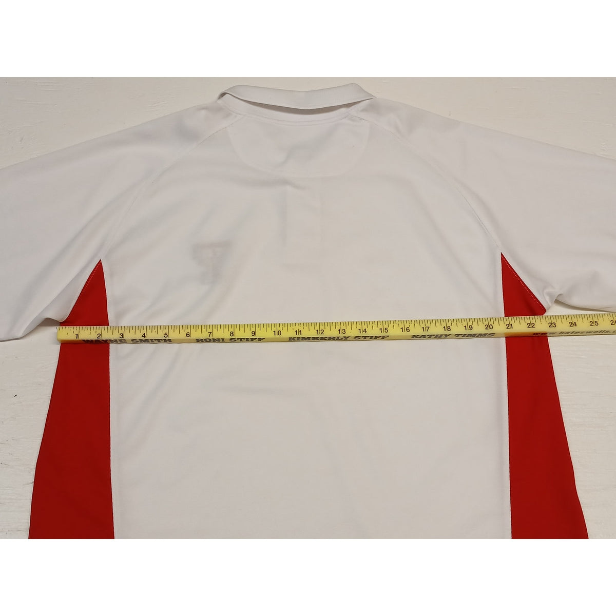 NCAA (L) Multicolor Texas Tech Raiders Button Polo Shirt