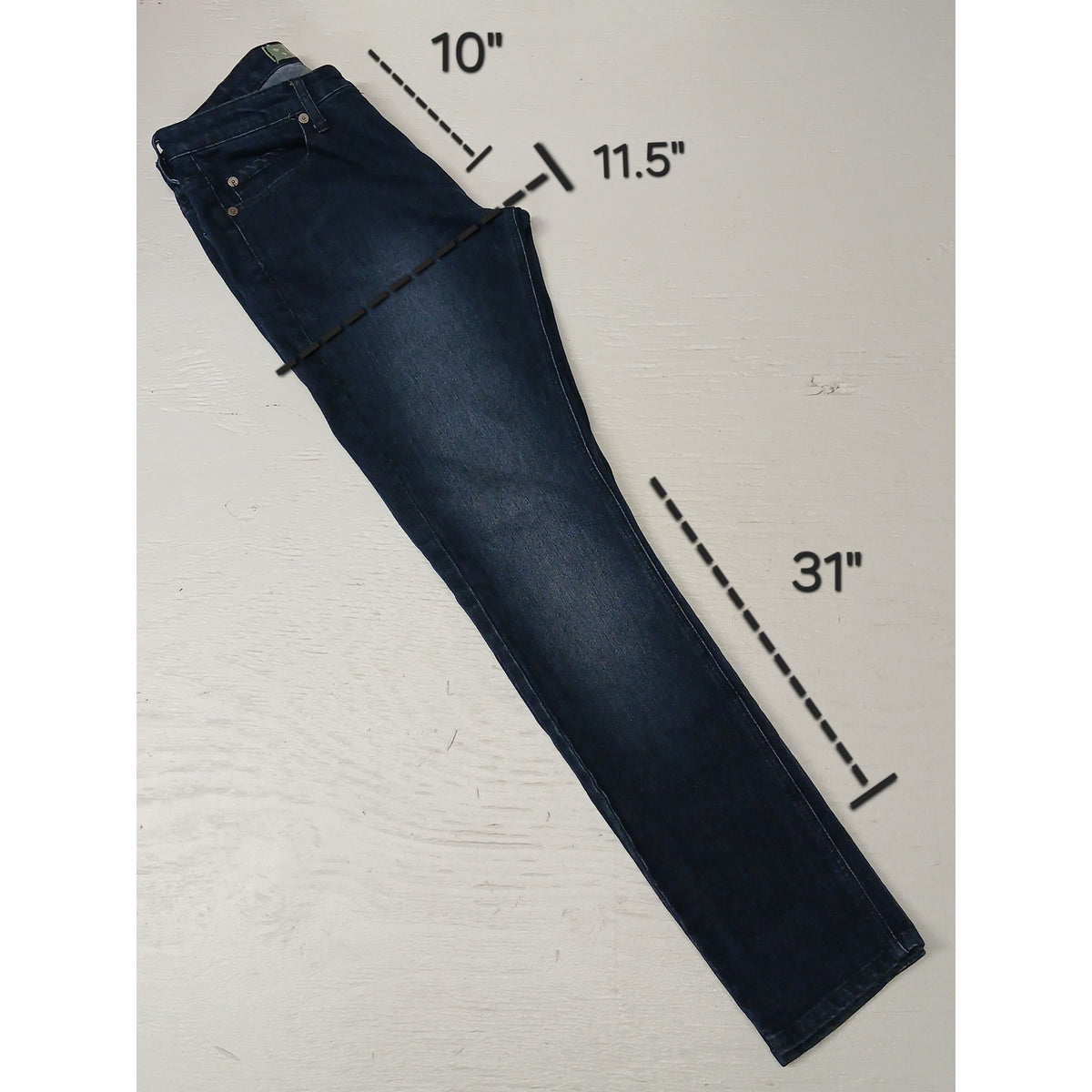 Recycled Blues (32x32) Straight Leg Blue Denim Jeans