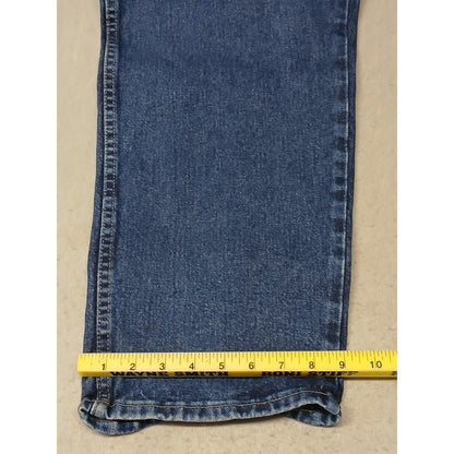Wrangler (46x32) Rugged Relaxed Straight Blue Denim Jeans