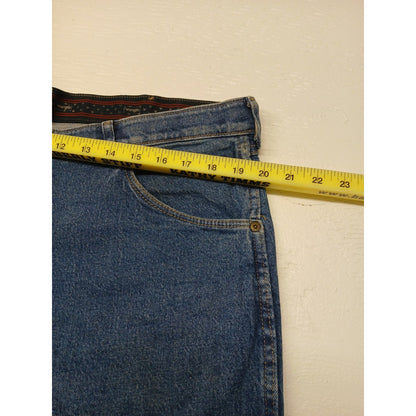 Wrangler (38x32) Men's Straight Blue Denim Jeans
