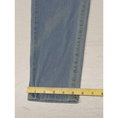 Honey & Bristle (12P) Straight Blue Denim Stretch Jeans