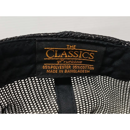 The Classics (OSFM) Black Mesh Snapback Hat/Cap