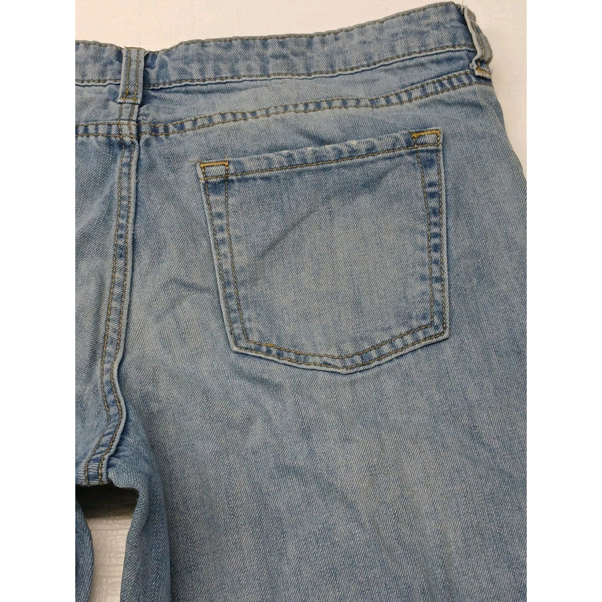 Gap Sexy Boyfriend (10) Relaxed Fit Ripped Blue Denim Jeans