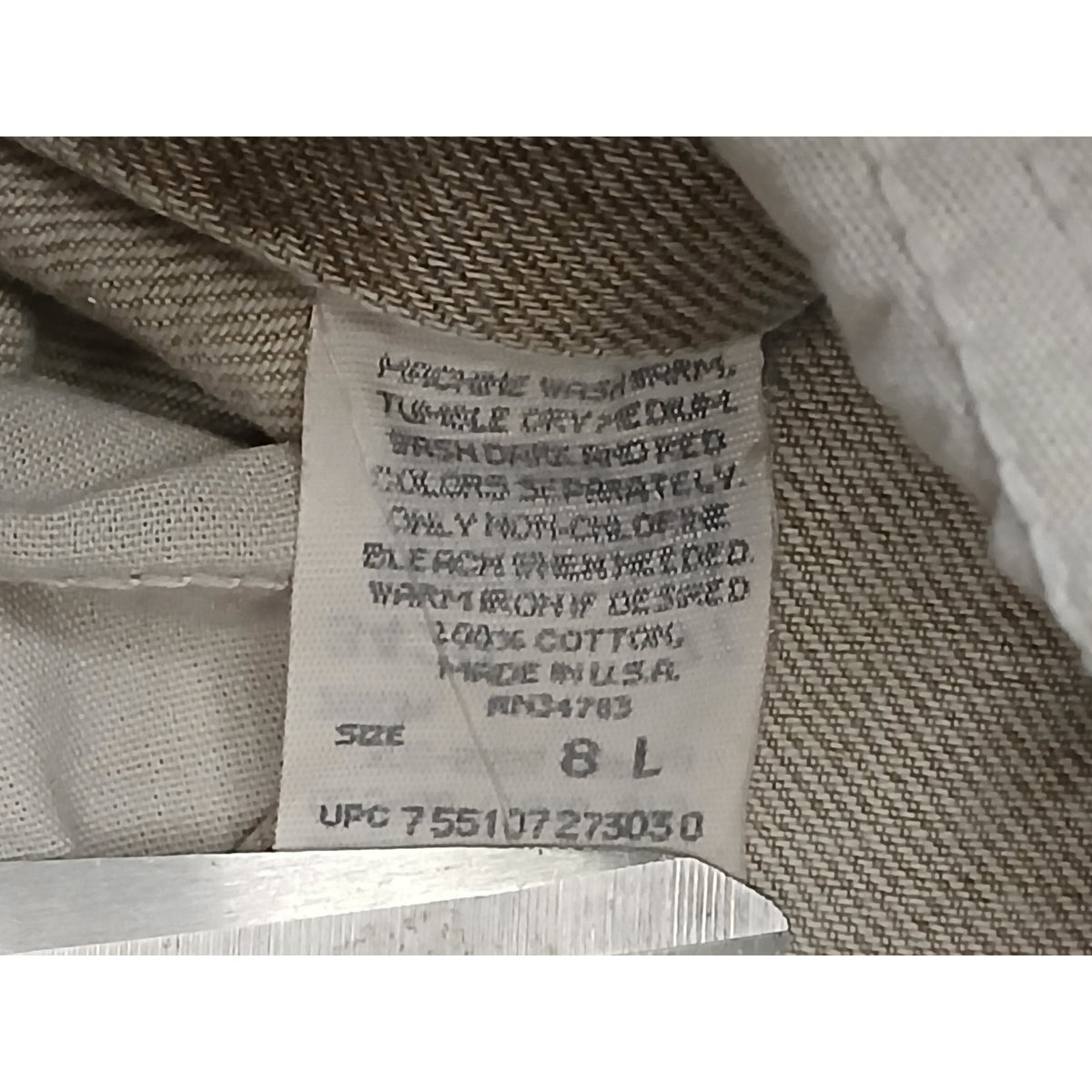 Lee (8L) Vintage High Rise Straight Tan Denim Jeans