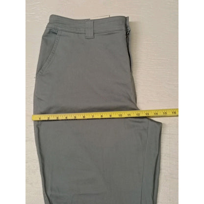 A New Day (18) Gray High Waist Stretch Straight Leg Pants