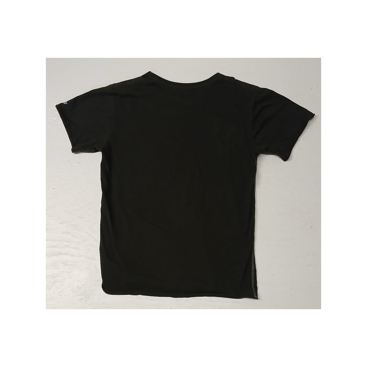 Decoded (Small) Black Cotton Crew Neck Short Sleeve Tshirt