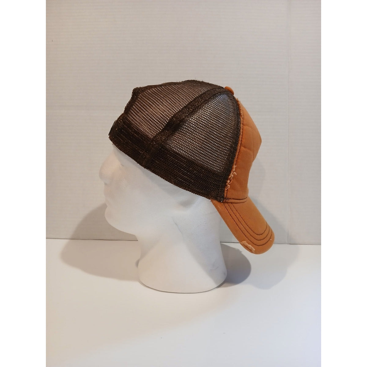 Texas Lonnghorn Mesh Hat Outhouse Designs Orange Hat
