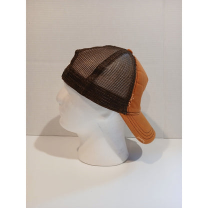 Texas Lonnghorn Mesh Hat Outhouse Designs Orange Hat