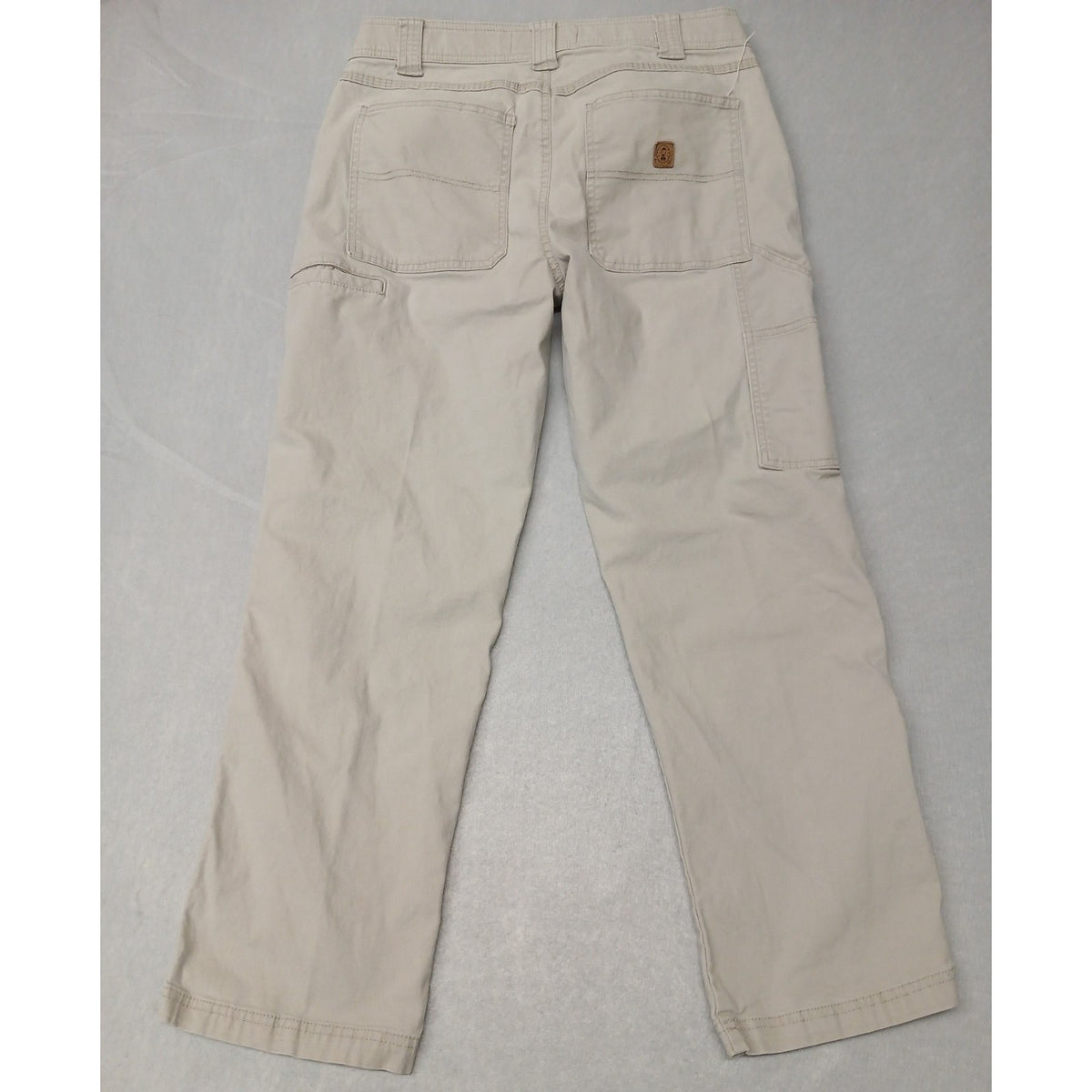 Coleman (32x30) Ivory Straight Fit Cargo Carpenter Jeans