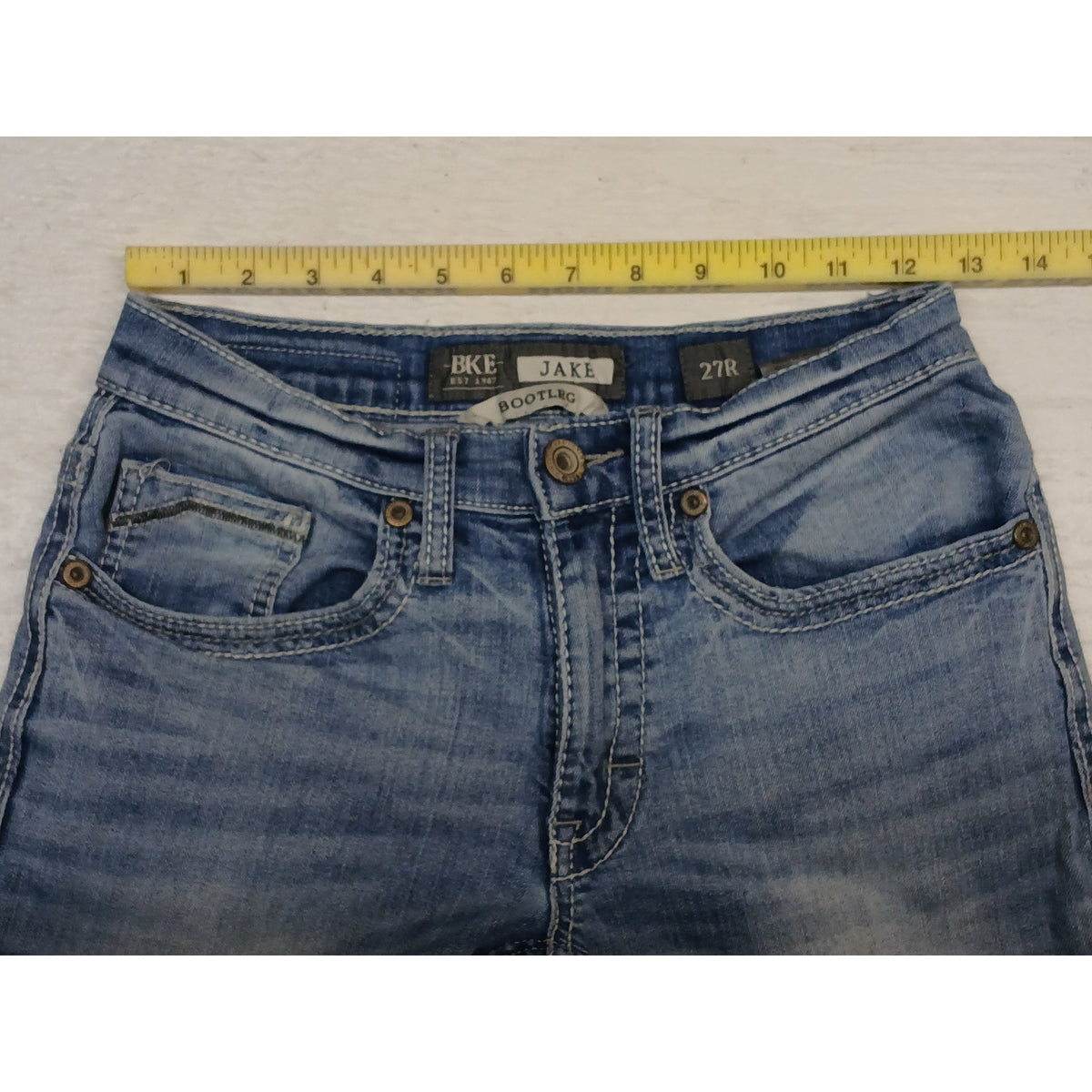 BKE (27R) Bootleg Straight Blue Denim Cowgirl Jeans