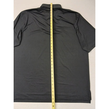 Foot Joy (XL) Black Button Short Sleeve Collar Polo Shirt