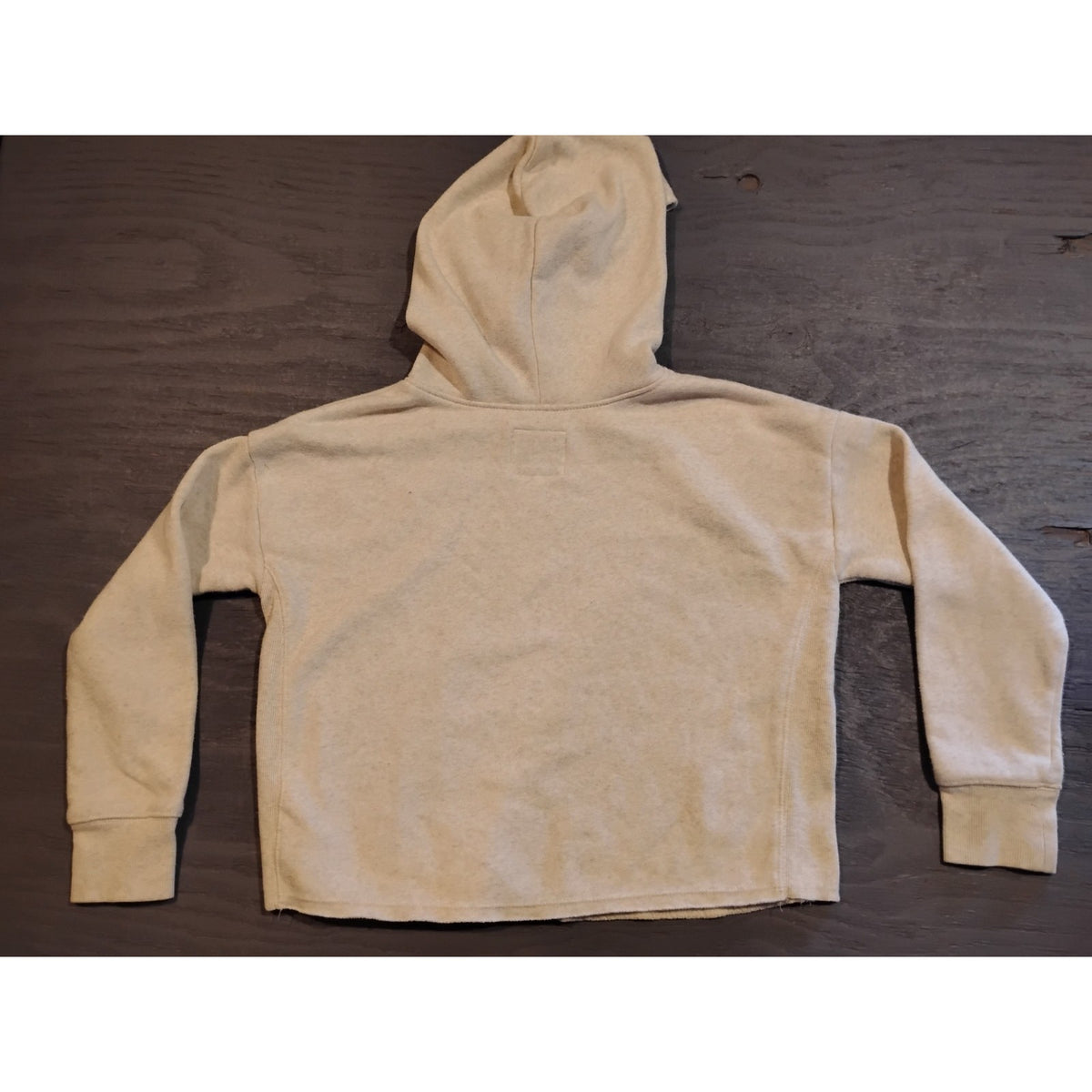 Oshkosh B'Gosh (12A) Women's Beige Crop Pullover Hoodie