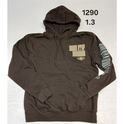 Seven Souls (Large) Brown Graphic Printed Pullover Hoodie