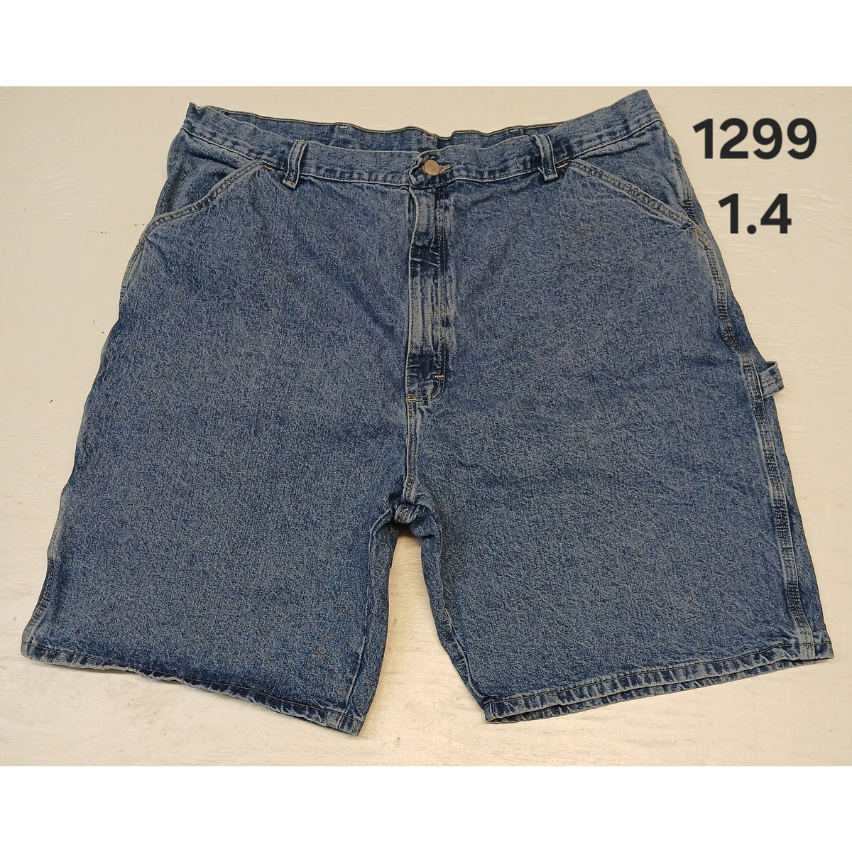 Wrangler (40) Vintage High Waisted Light Denim Jean Shorts