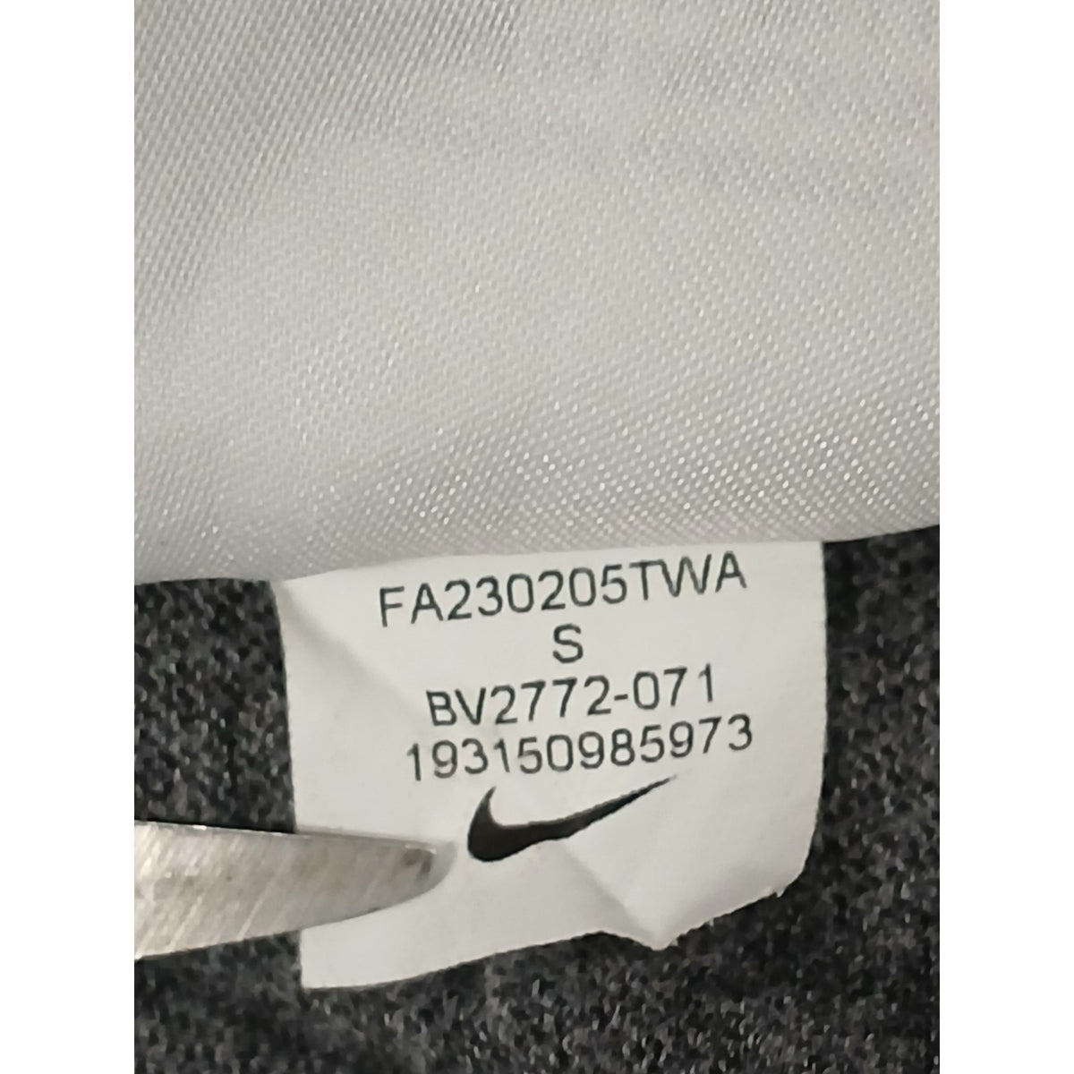 Nike (Small) Men's Gray Cotton Fleece Training Shorts