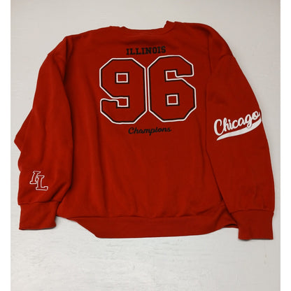 Better Together (Large) Red Chicago Illinois Sweatshirt