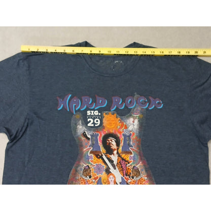 Hard Rock Cafe (24x22") Gray Jimmy Hendrix Houston Tee Shirt