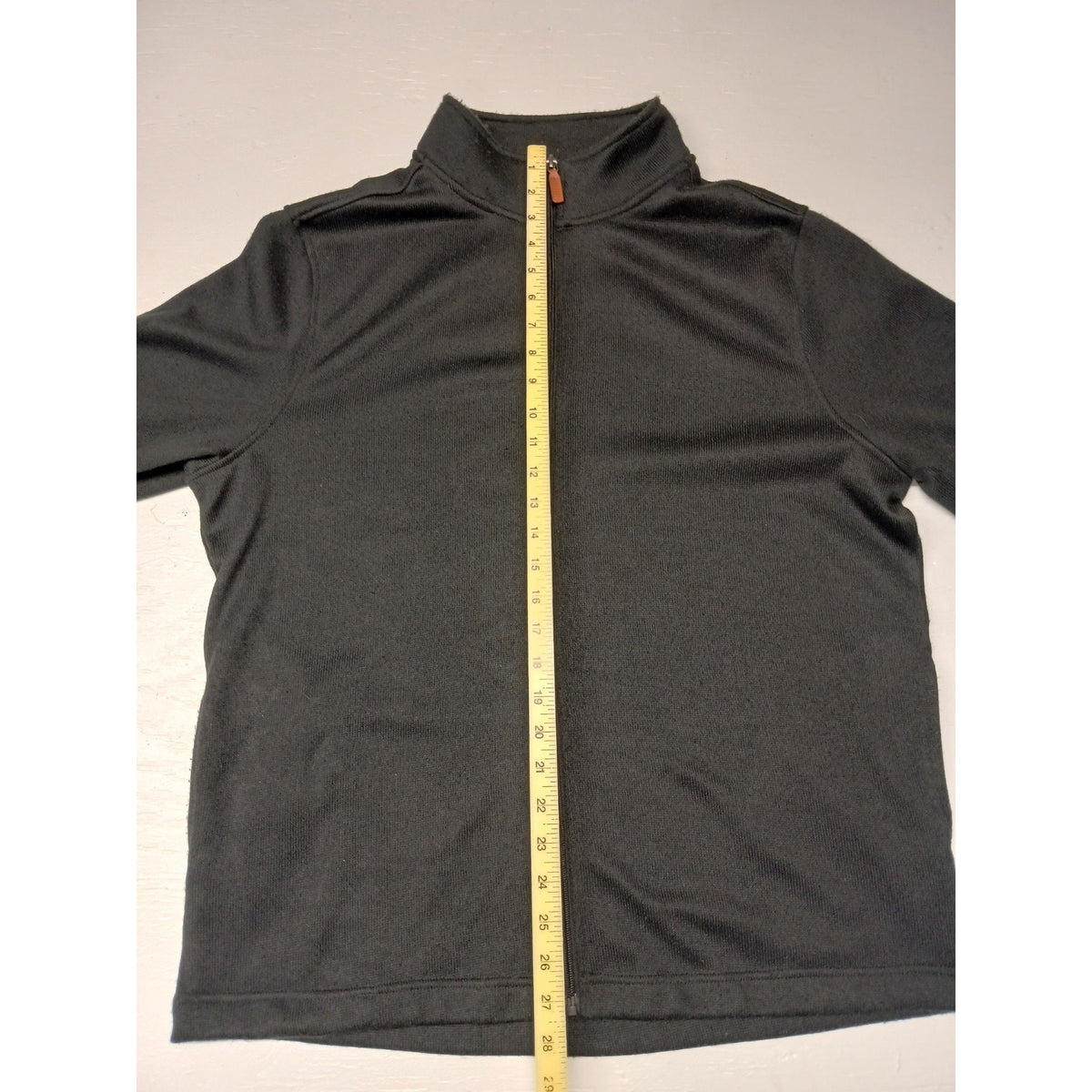 Telluride Clothing Company Men's Large Black Zip Pullover Great Condition Nice
