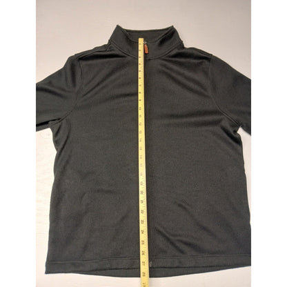 Telluride Clothing Company Men's Large Black Zip Pullover Great Condition Nice