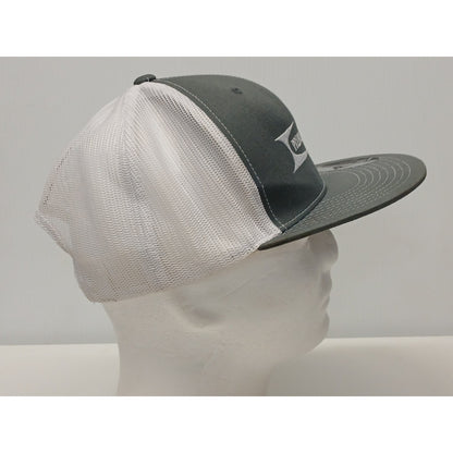 Pacific (OSFM) Gray Half Mesh Snapback Trucker Cap