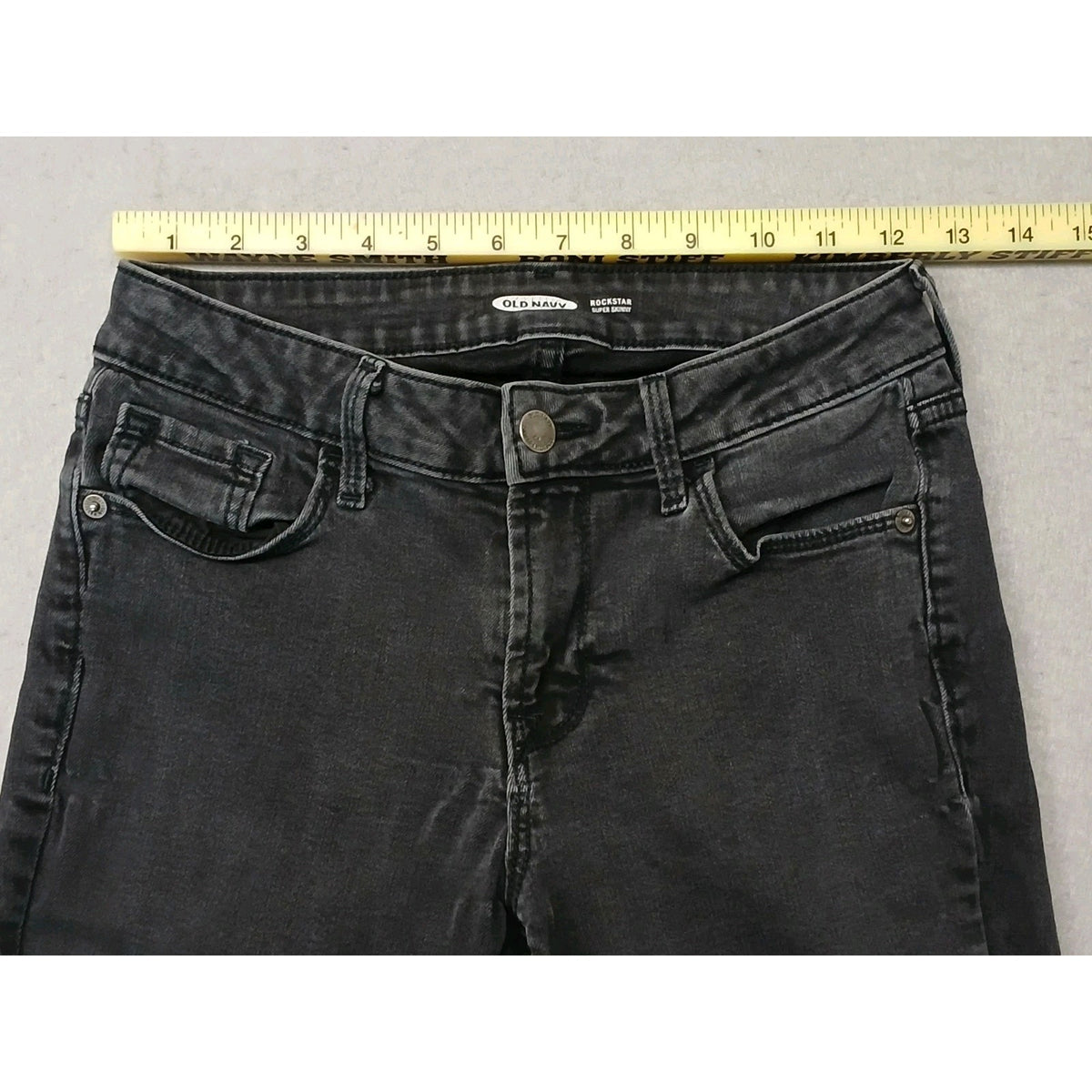 Old Navy (4) Women's Black Rockstar Super Skinny Jeans