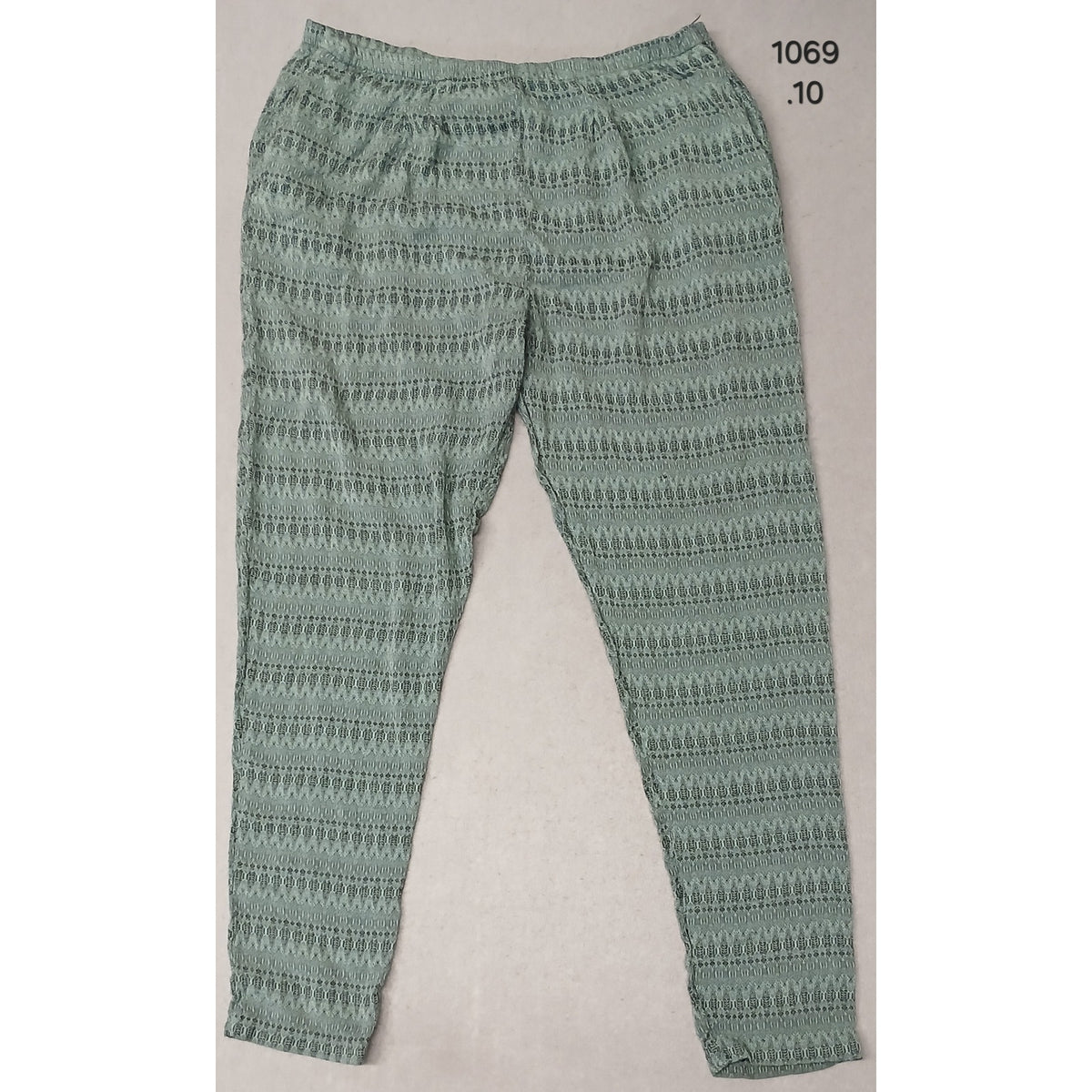 JBack (Large) High-Waisted Straight Leg Knit Lounge Pants