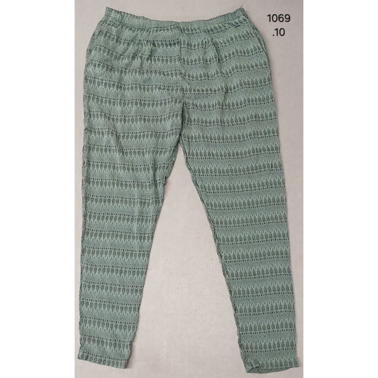 JBack (Large) High-Waisted Straight Leg Knit Lounge Pants