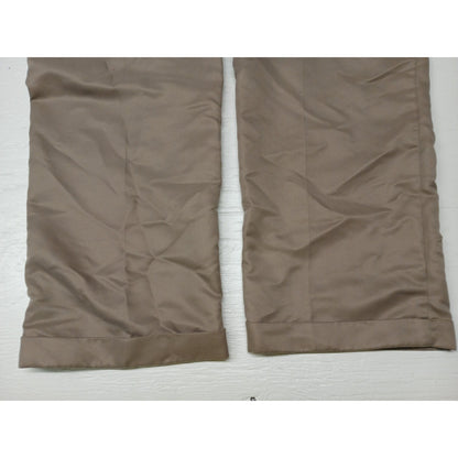 Perry Ellis (40x32) Tan Relaxed Fit Khaki Dress Slacks