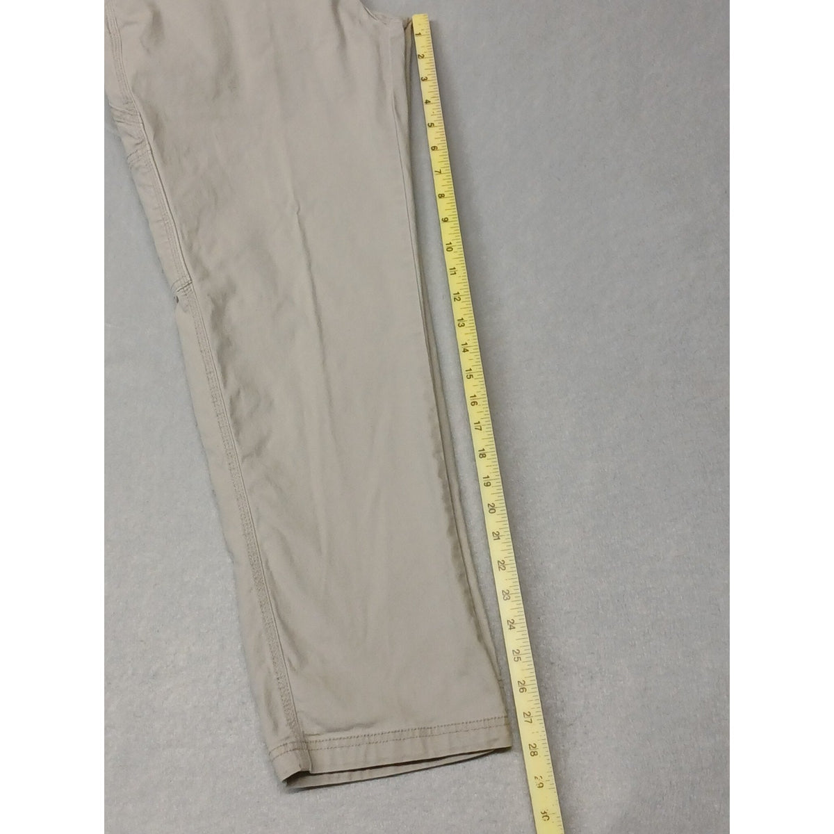 Coleman (32x30) Ivory Straight Fit Cargo Carpenter Jeans