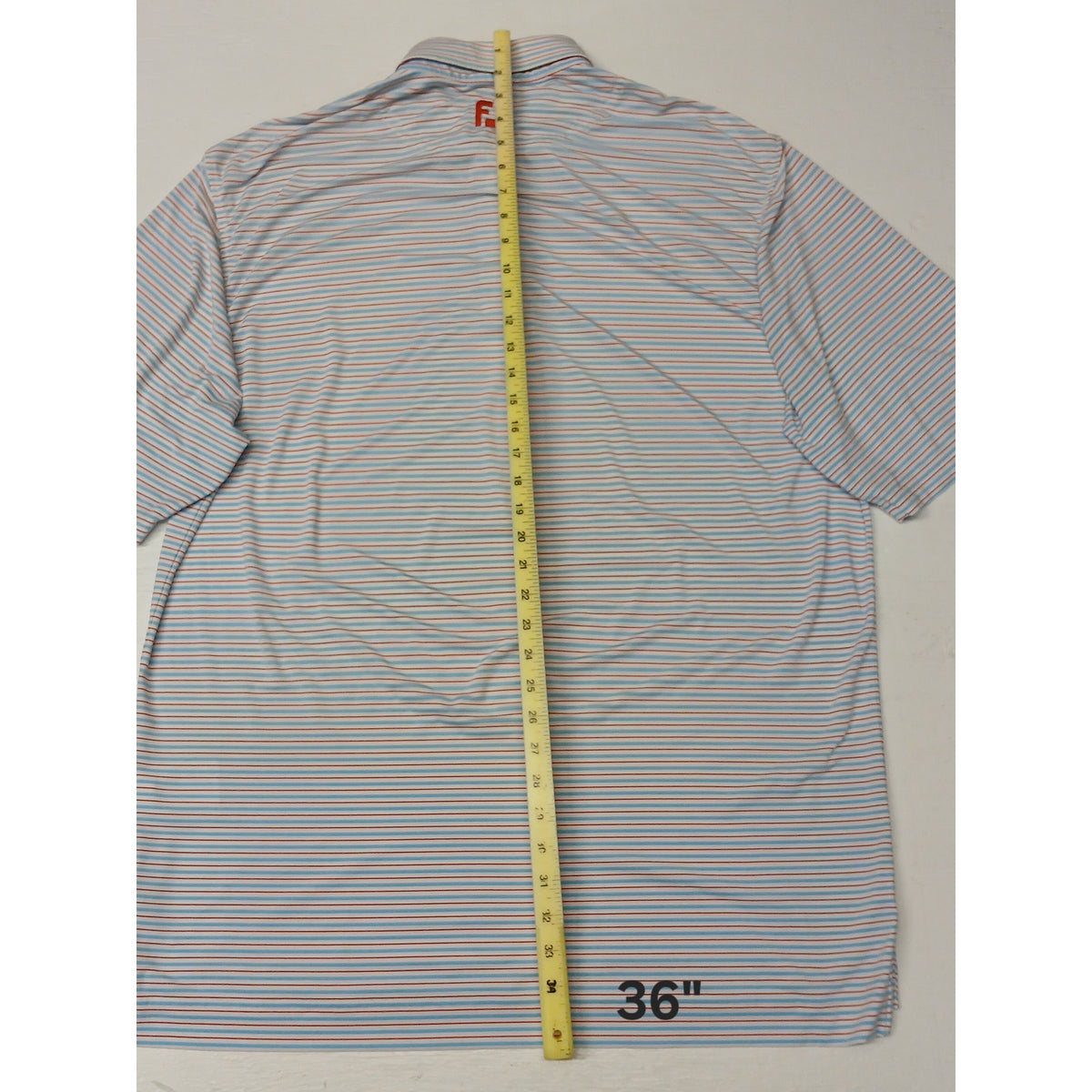 Foot Joy (XL) Multicolor Stripe Button Polo Golf Shirt