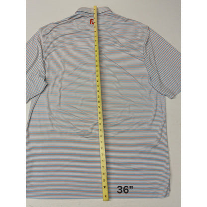 Foot Joy (XL) Multicolor Stripe Button Polo Golf Shirt