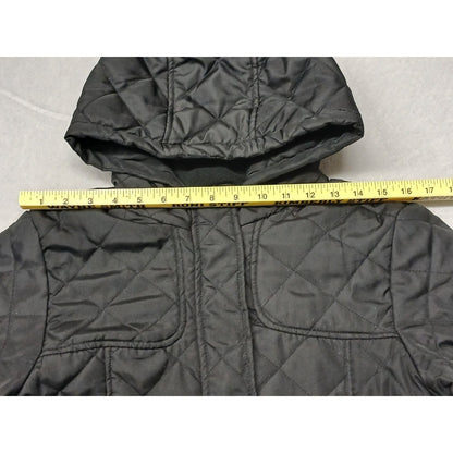 Me Jane Black (Medium) Double Polyester Hooded Coat