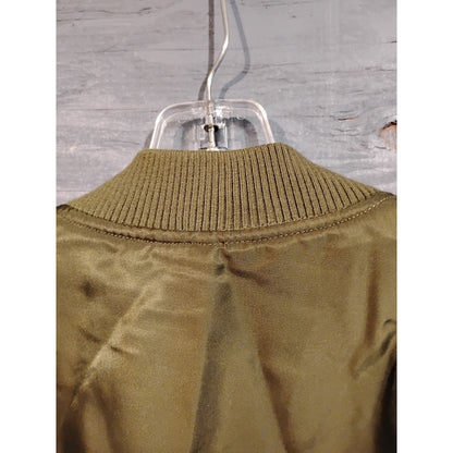 Forever 21 (Medium) Women's Green Bomber Jacket