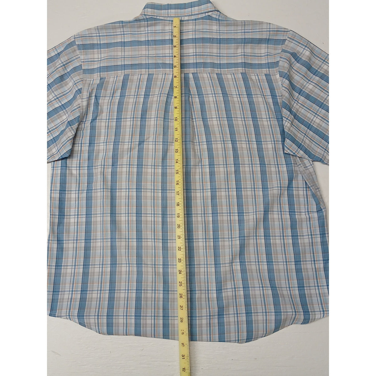 Wrangler (2XL) Multicolor Plaid Double Pocket Button Shirt
