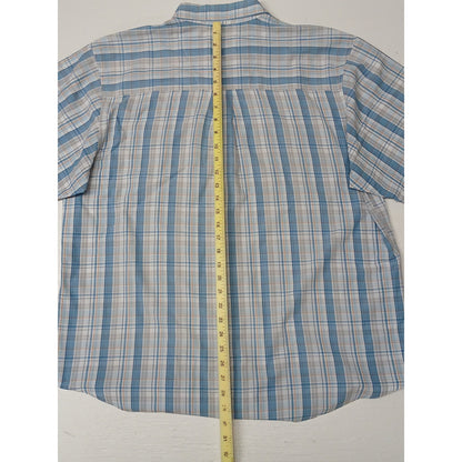 Wrangler (2XL) Multicolor Plaid Double Pocket Button Shirt