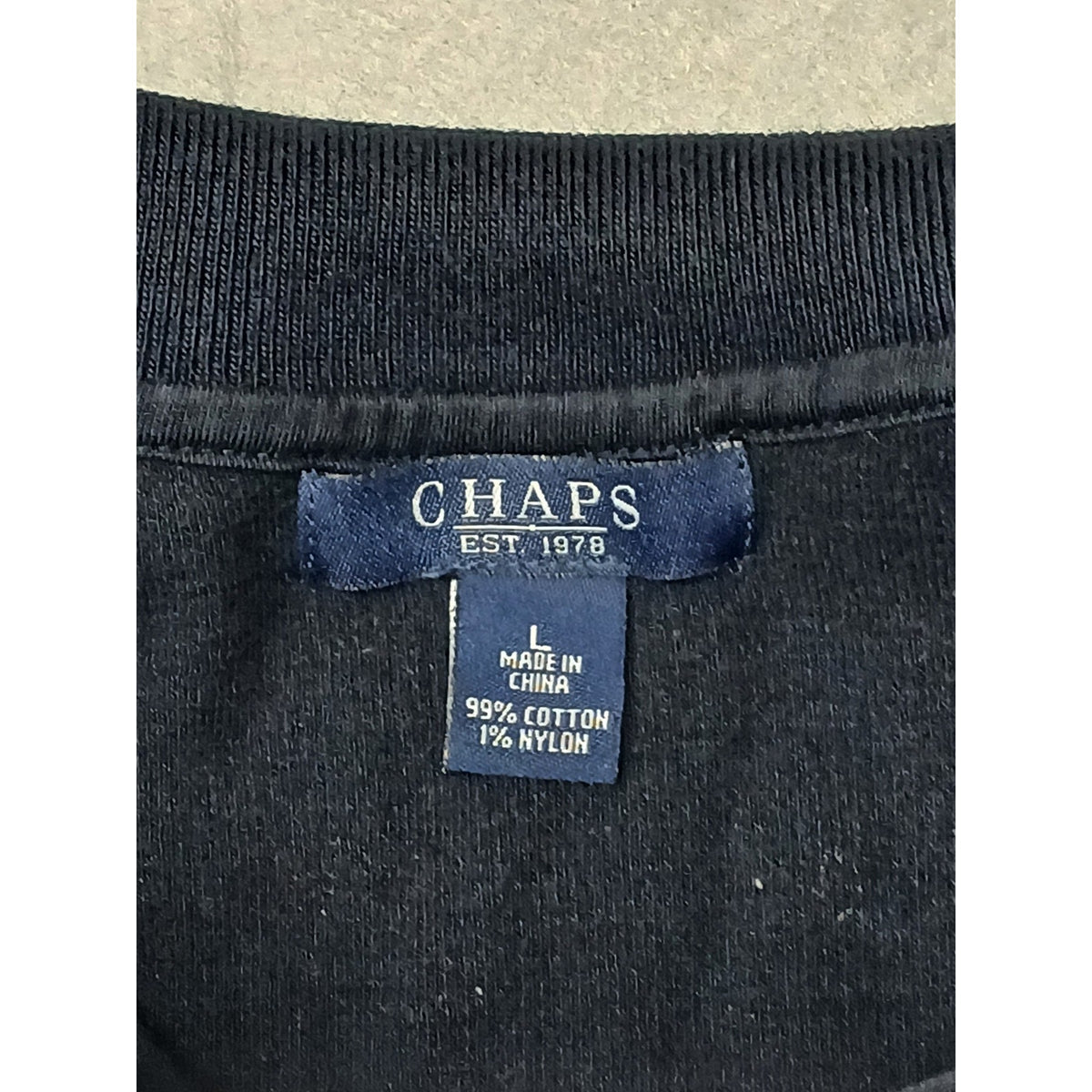 CHAPS (Large) Dress Casual Comfort Zip Down Cotton Jacket