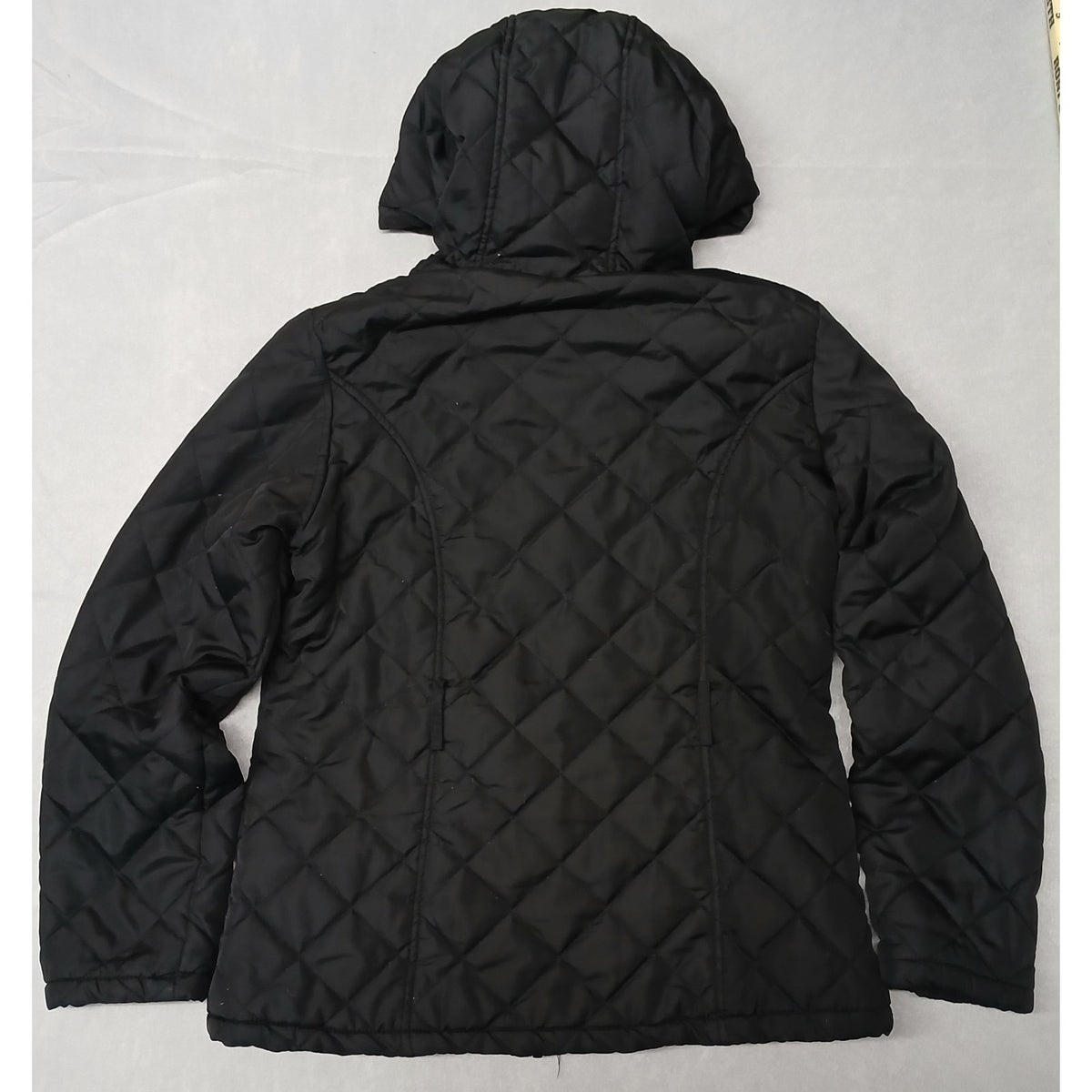 Me Jane Black (Medium) Double Polyester Hooded Coat