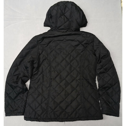 Me Jane Black (Medium) Double Polyester Hooded Coat