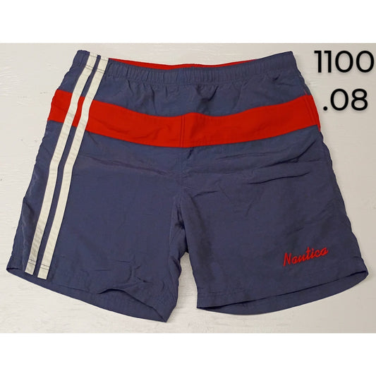Nautica (L) Vintage Multicolor Board Beach Swim Shorts