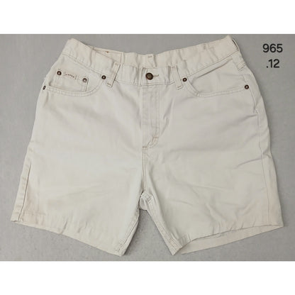 Ryders by Lee (16L) Vintage High Rise Cream Denim Shorts