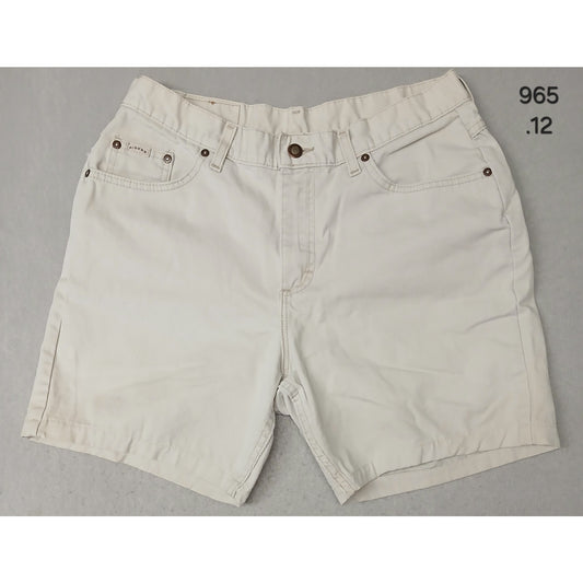 Ryders by Lee (16L) Vintage High Rise Cream Denim Shorts