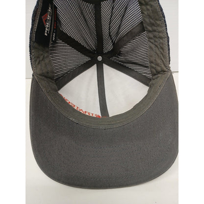 Pacific Headwear (OSFM) Gray Printed Logo Cap Snapback