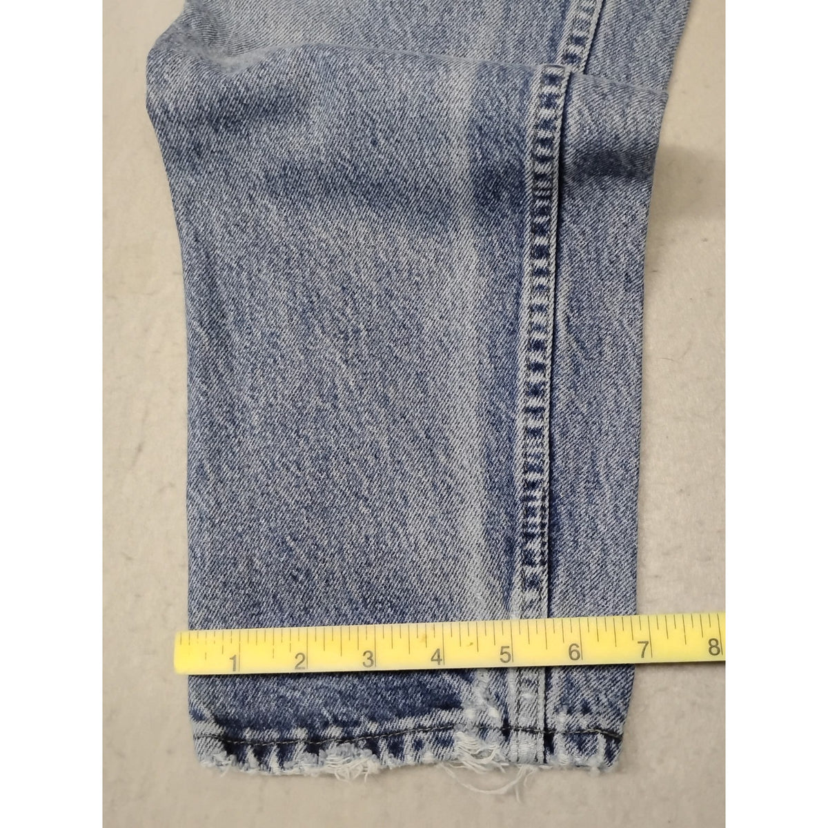 Lees (10) Women's Vintage High Rise Straight Blue Denim Jeans